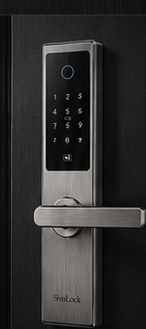 SivoLock stainless steel smart lock positioning detail