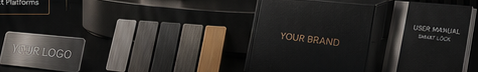 Smart lock samples and production preparation materials.