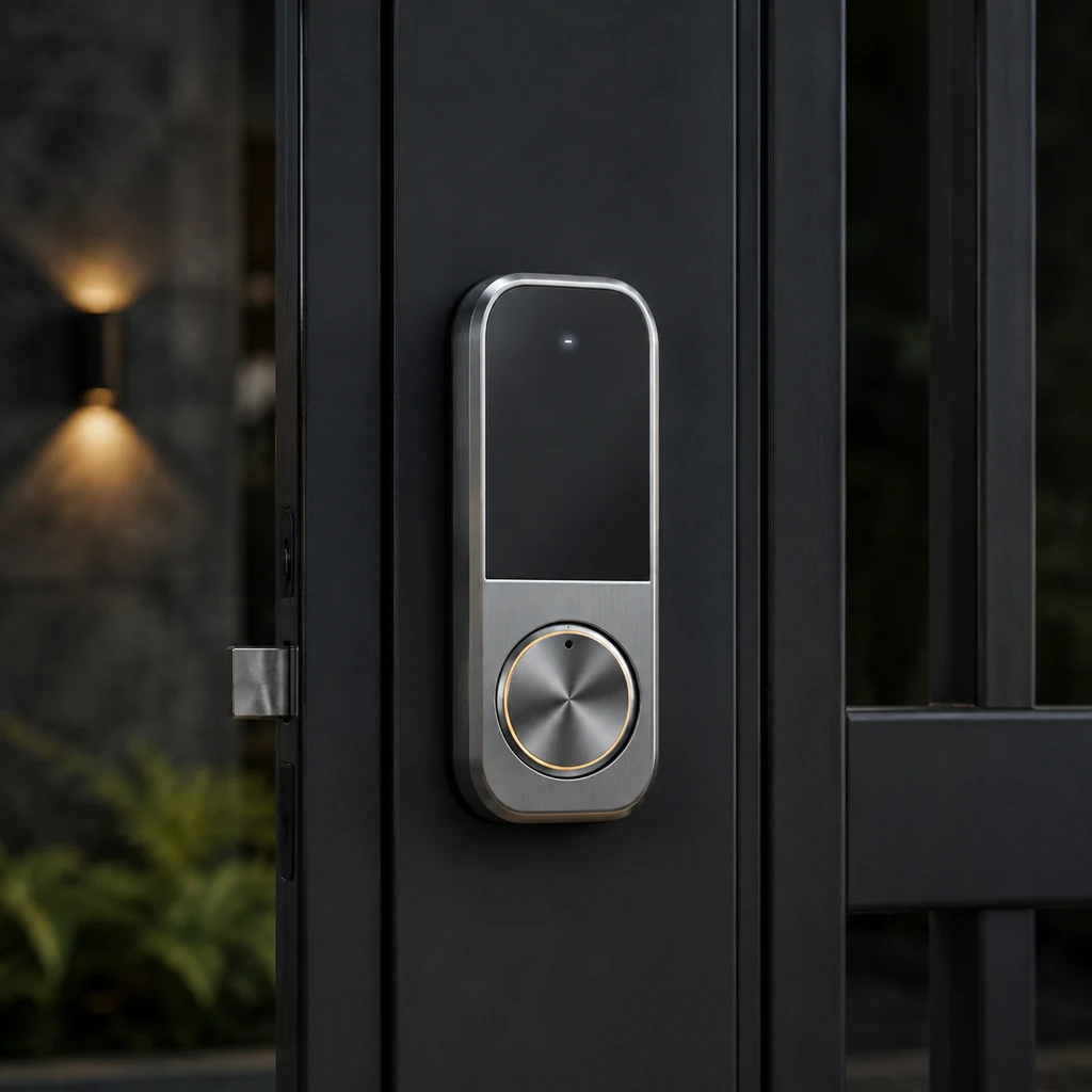 Stainless steel rim and gate smart lock product image