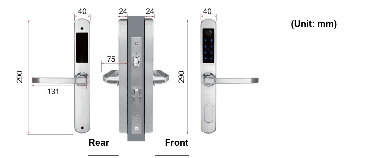 A11 panel dimensions view
