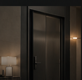 Aluminum profile door smart lock finish environment