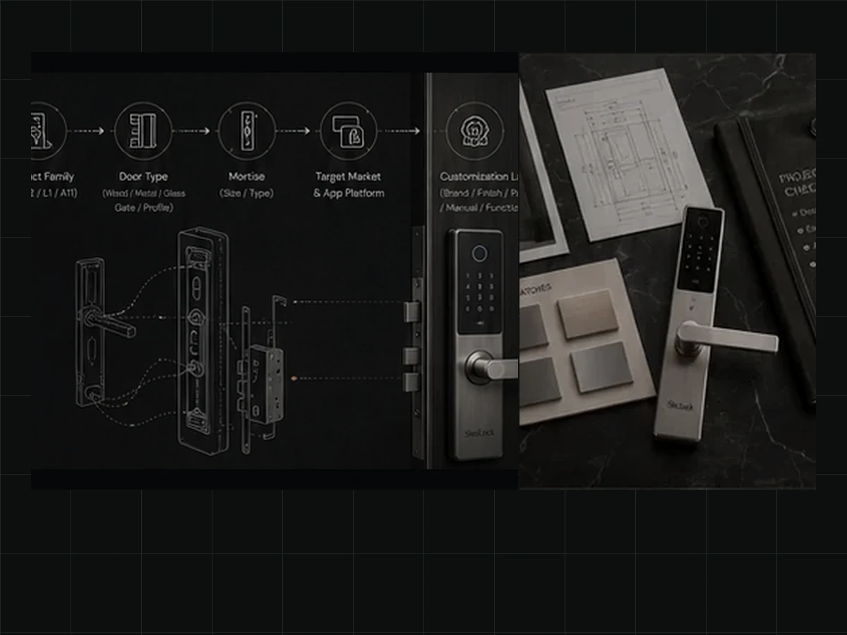 Door dimensions, lock body information and smart lock platform reviewed for project compatibility.